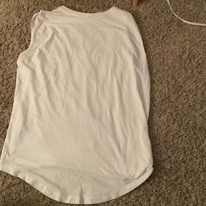 White Lululemon flowy tank!